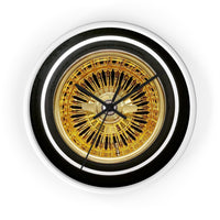 All gold Zs Wall clock